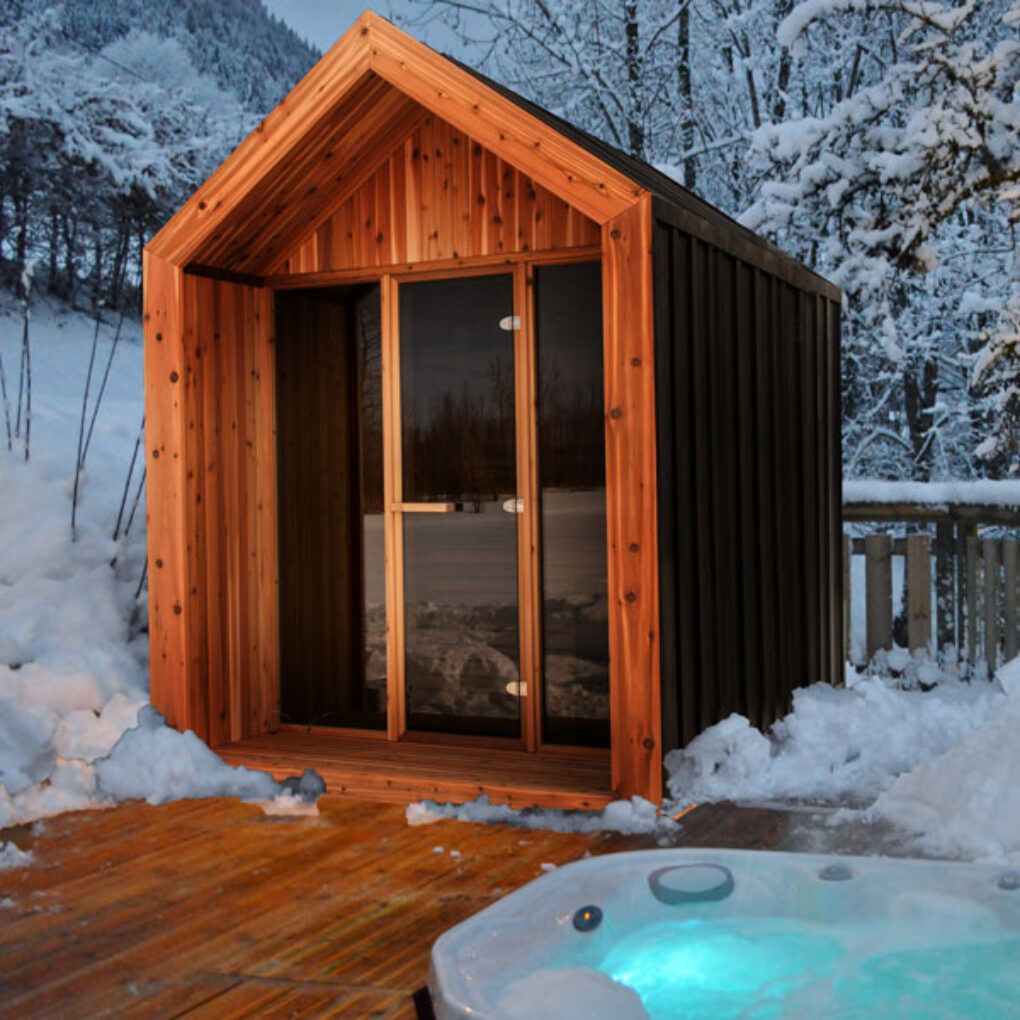 Pure Cube Hudson Sauna - LeisureCraft Saunas | Take A Break Spas and ...